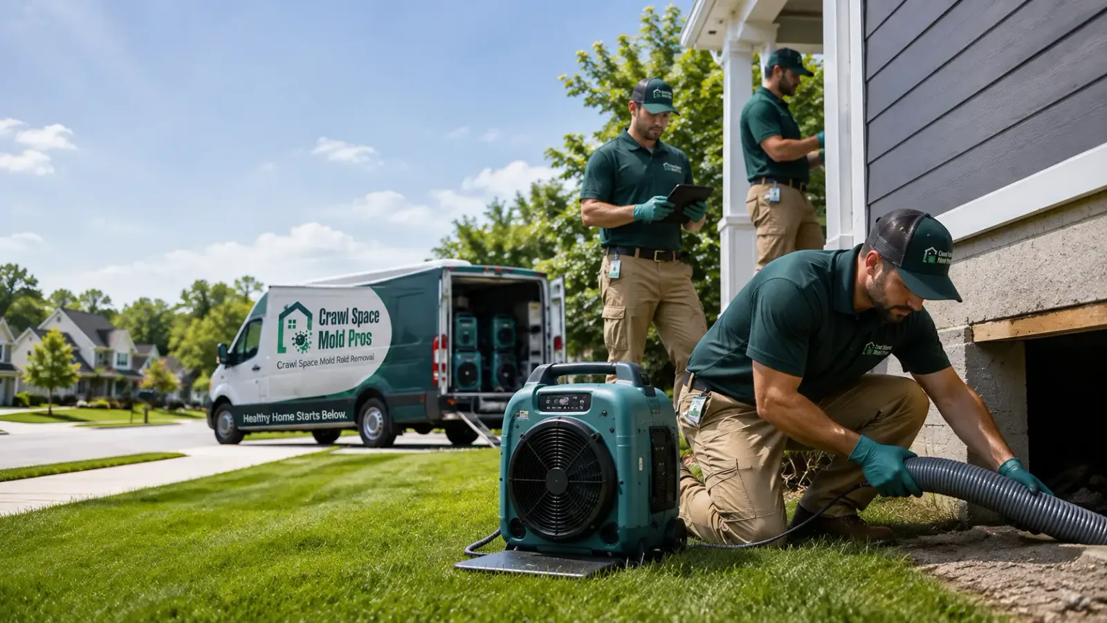 Crawl Space Mold Removal in Lehigh, KS